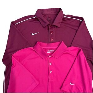 Nike Polo Golf Shirts Size XL Bundle‎ of 2